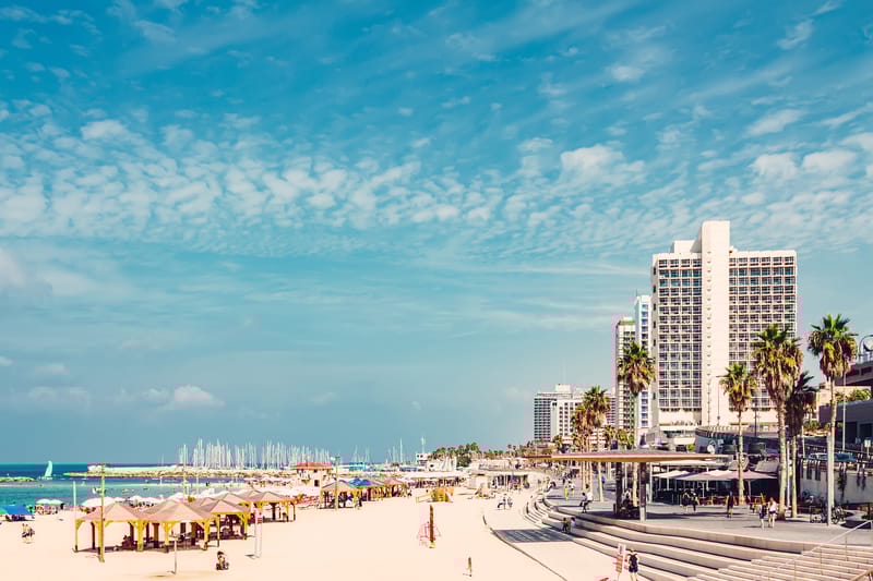 Tel Aviv&rsquo;s lively beachfront offers the perfect introduction for first-time visitors to Israel