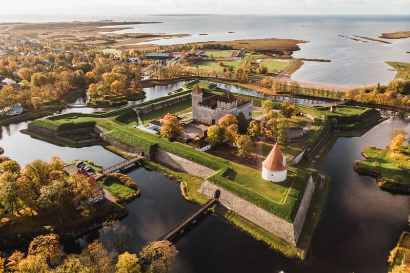 Saaremaa island, Estonia's largest, is home to the ancient Kaali meteorite craters and the medieval Kuressaare Castle. Image credit: Visit Saaremaa.