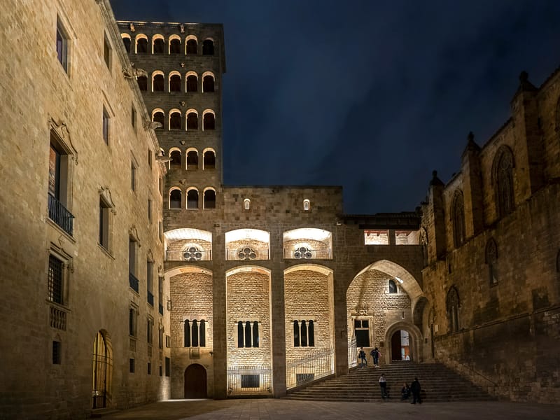 Plaça del Rei: medieval Barcelona at its most dramatic, and a gateway to the Roman city buried beneath your feet.