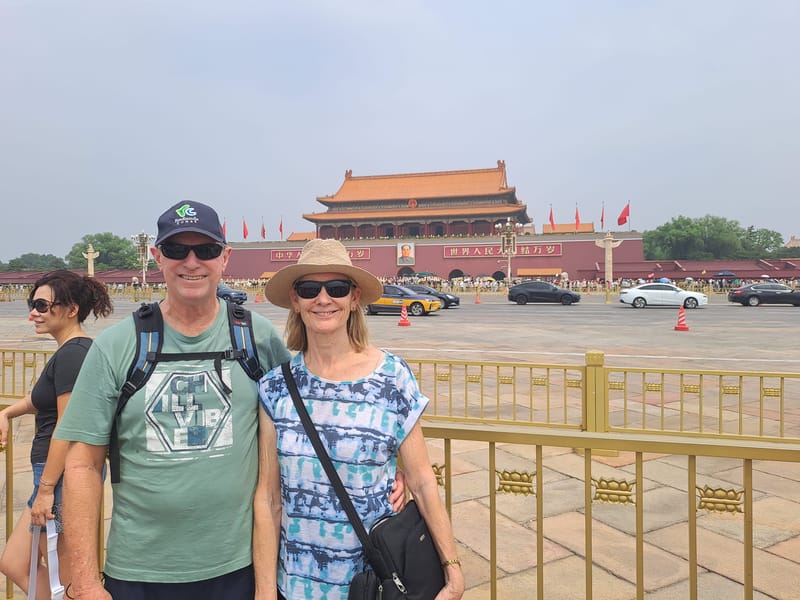 On their Inspiring Vacations tour of China, Alan and Julie B visited the Forbidden City, one of the best sights to see in China