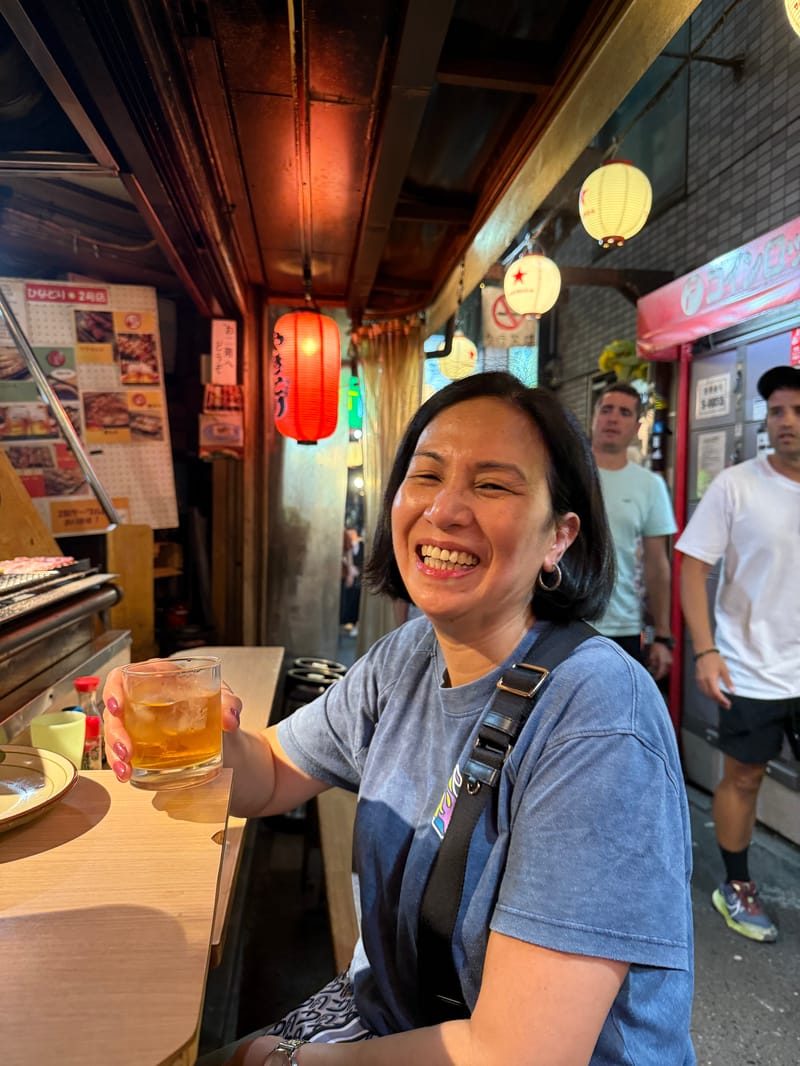 Our first dinner in Tokyo set the tone for the incredible food to come.