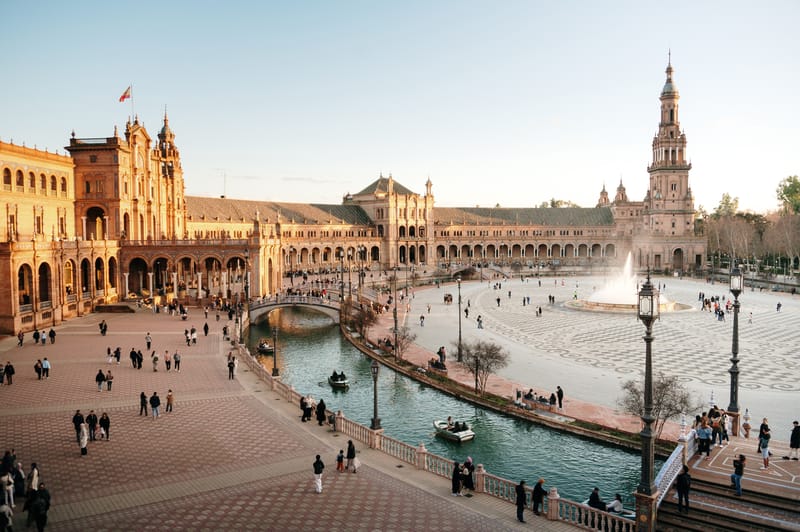 The Stunning Plaza De España, a Landmark of Moorish Revival Architecture