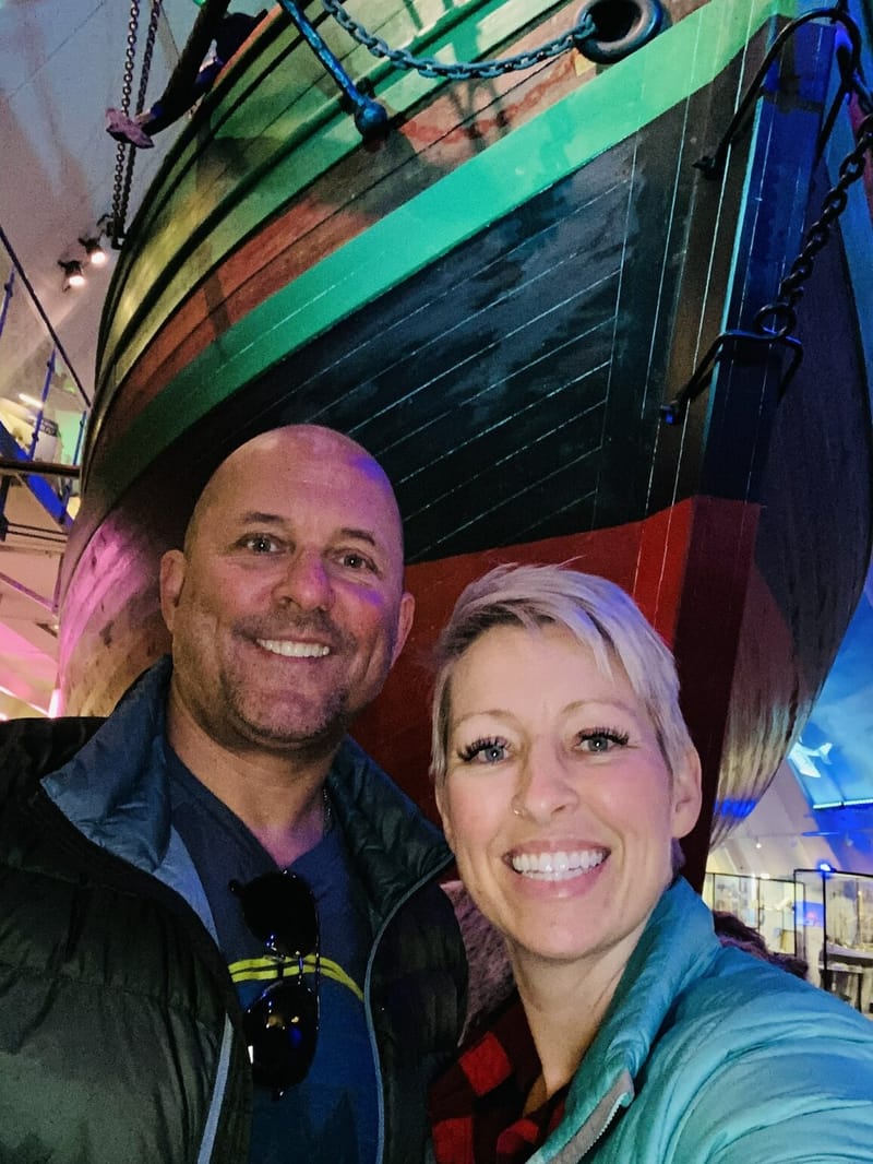 Kristy and Her Travel Partner Enjoy a Visit to Oslo's Fram Museum on Their Xx Tour Credit