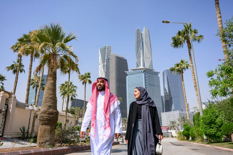 In the heart of Riyadh&rsquo;s modern skyline, tradition blends with progress, showcasing the culture in Saudi Arabia