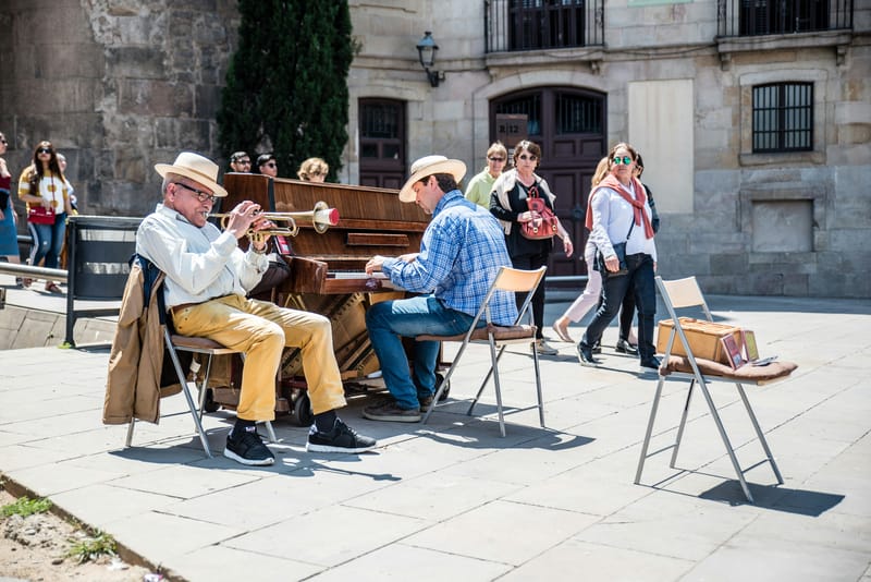Sunday mornings outside the cathedral bring the Sardana to life, with musicians and dancers taking over the square.