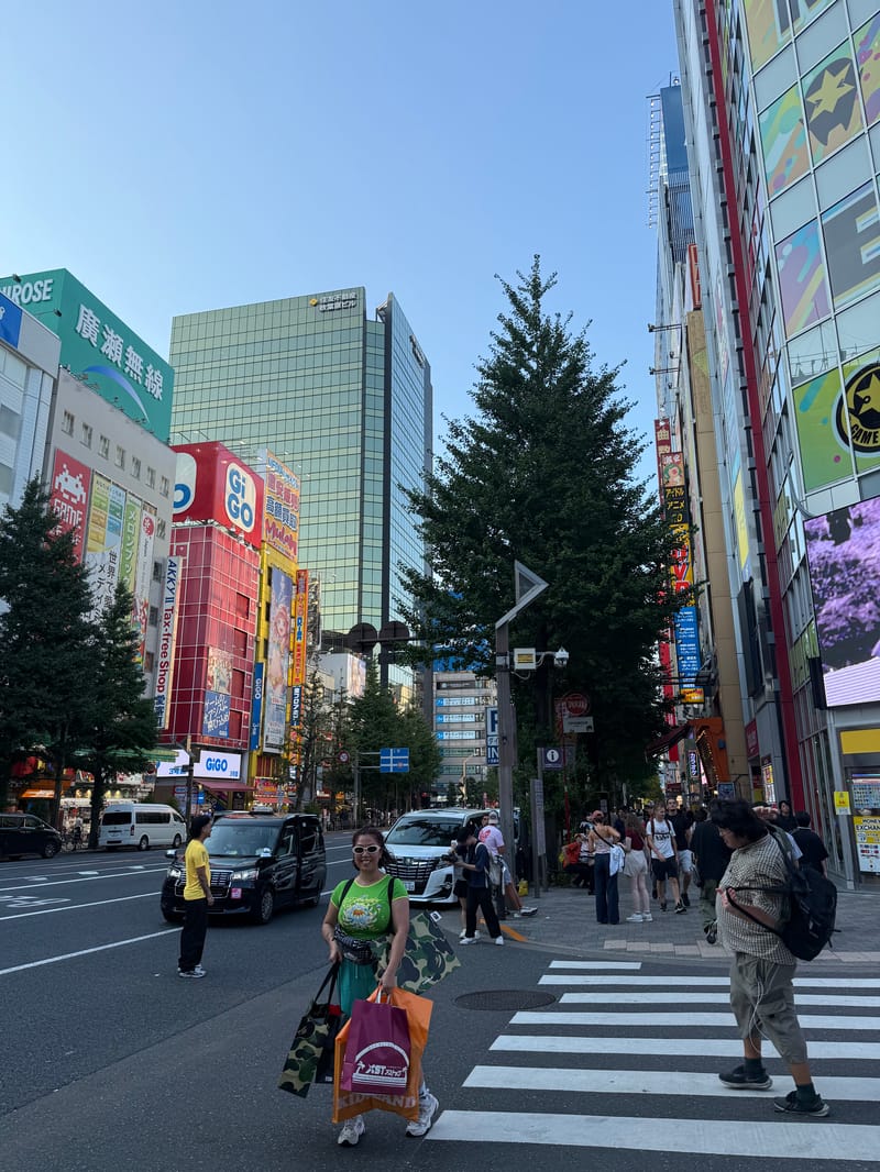 Day one in Tokyo. The city's energy hits you the moment you step outside.