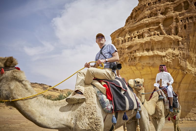 The cooler months, from November to March, are the best time to visit Saudi Arabia for outdoor adventures in the Al-Ula desert