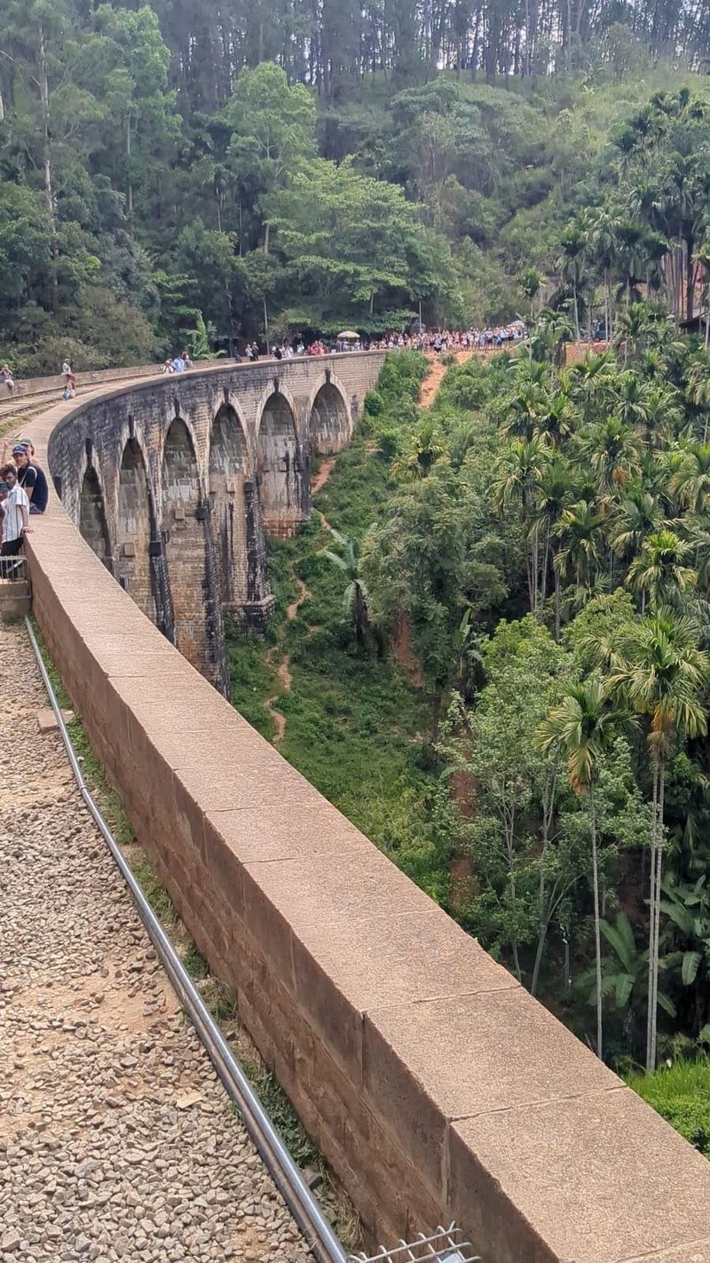 An unexpected addition to the trip, travelling via train over the iconic Nine Arch Bridge.